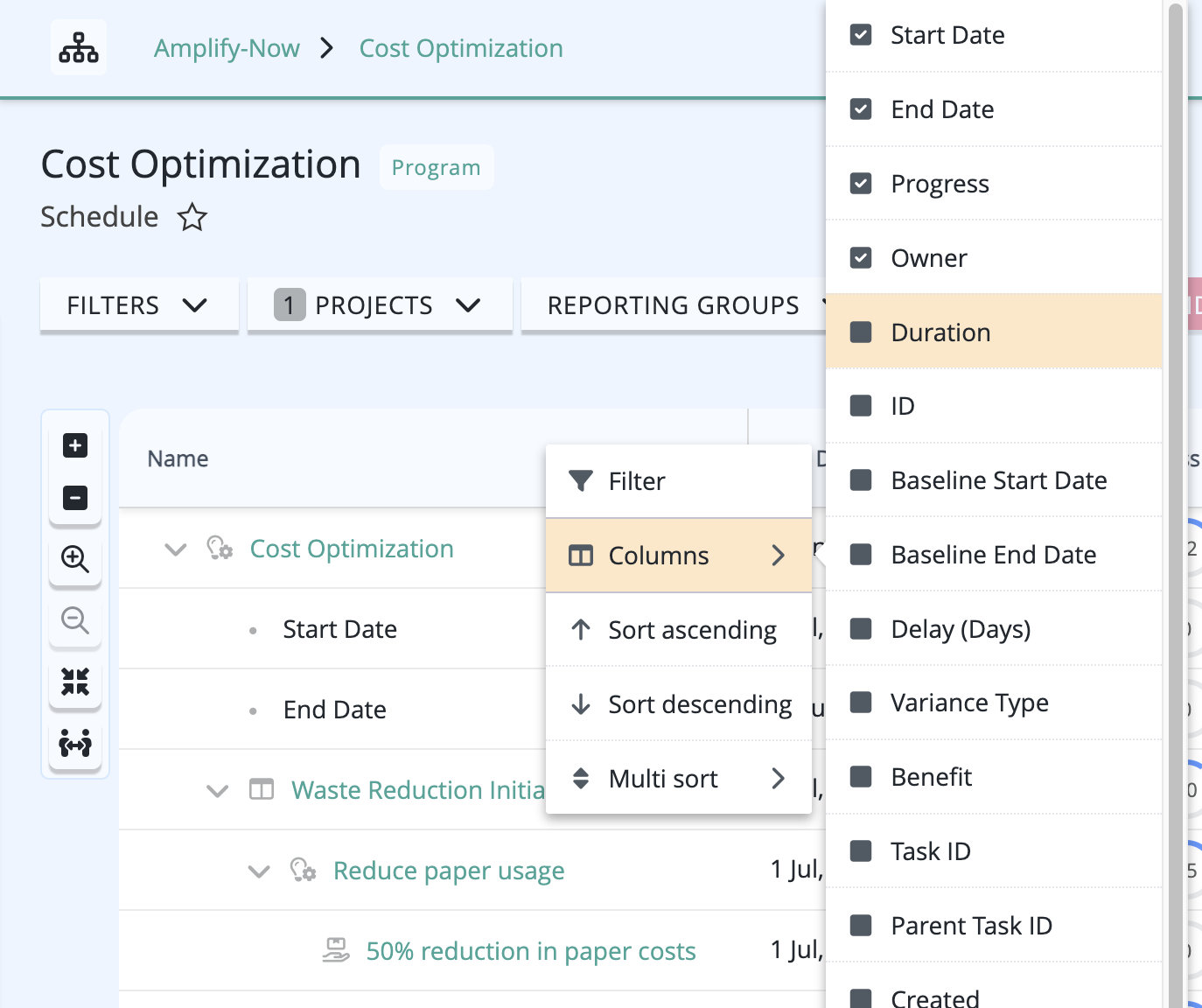 Personalising the Task List – Amplify
